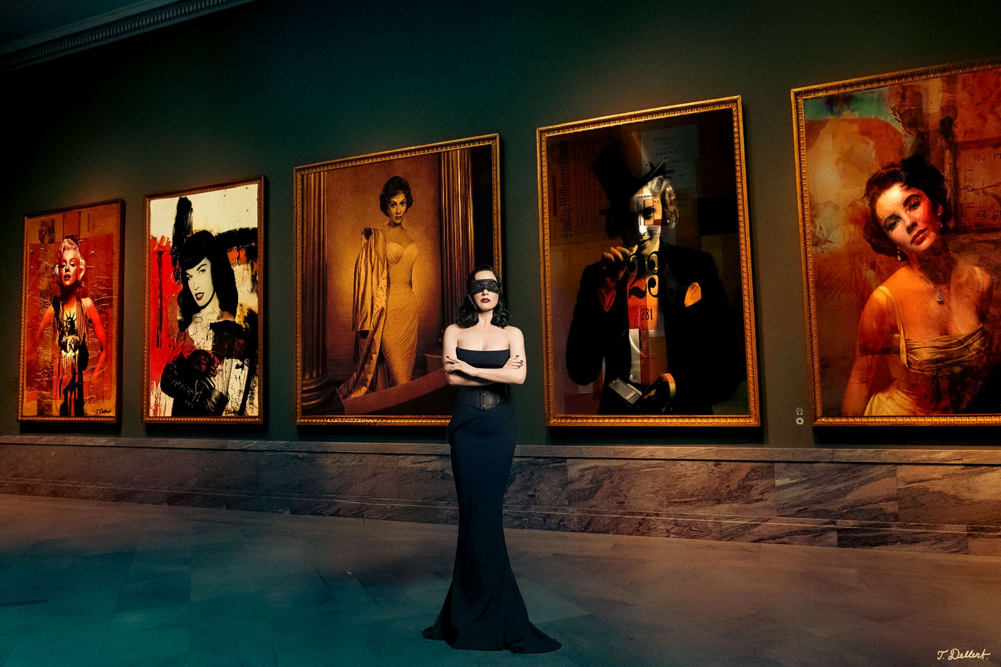 Dita at a Thomas Dellert